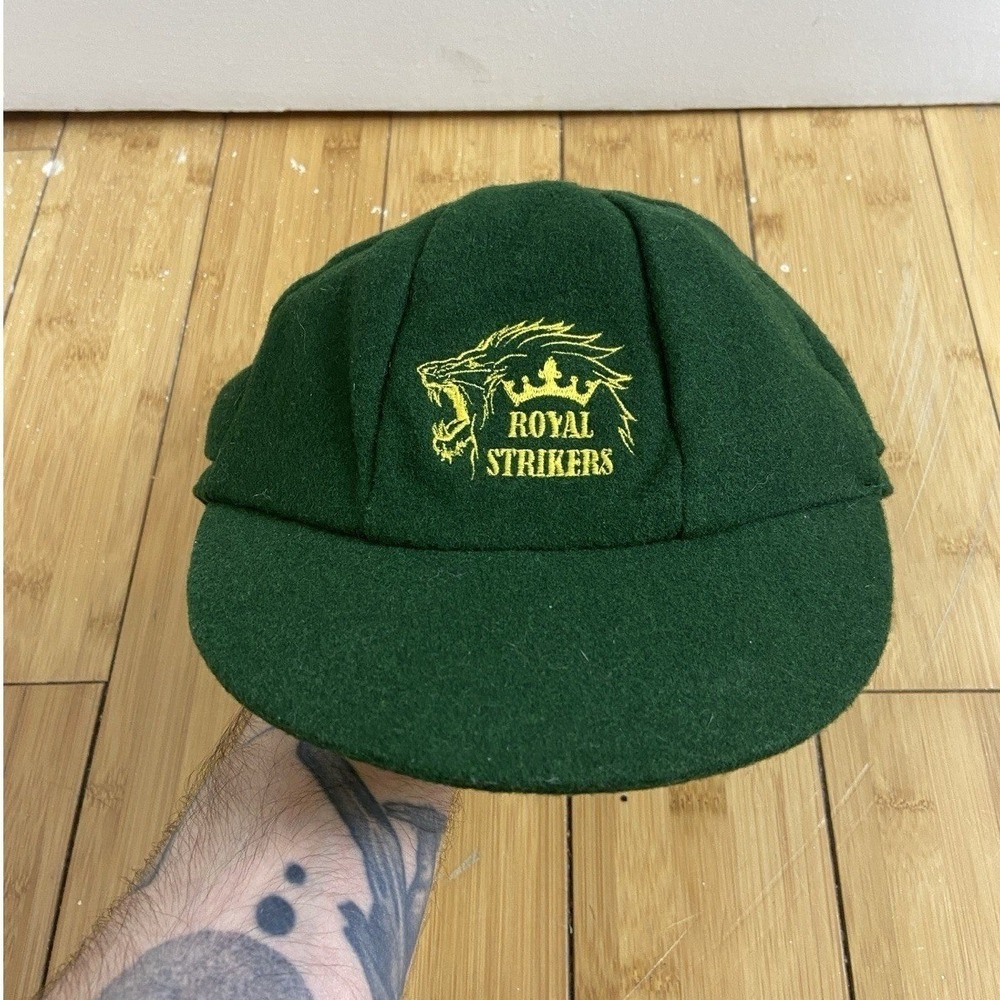 Vintage Royal Strikers Cricket Club Embroidered Wool Hat Cap
